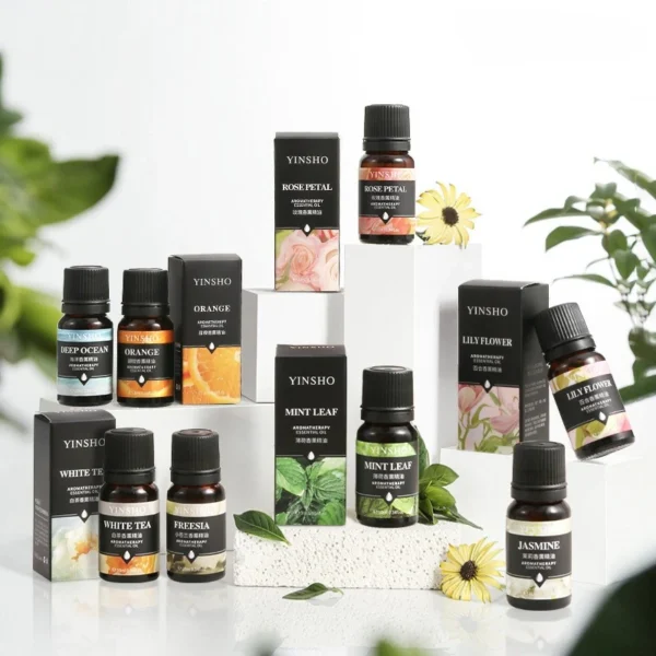 17-Flavor Essential Oils – 10ml Water-Soluble for Diffusers & Humidifiers, Lavender to Peach - Image 3