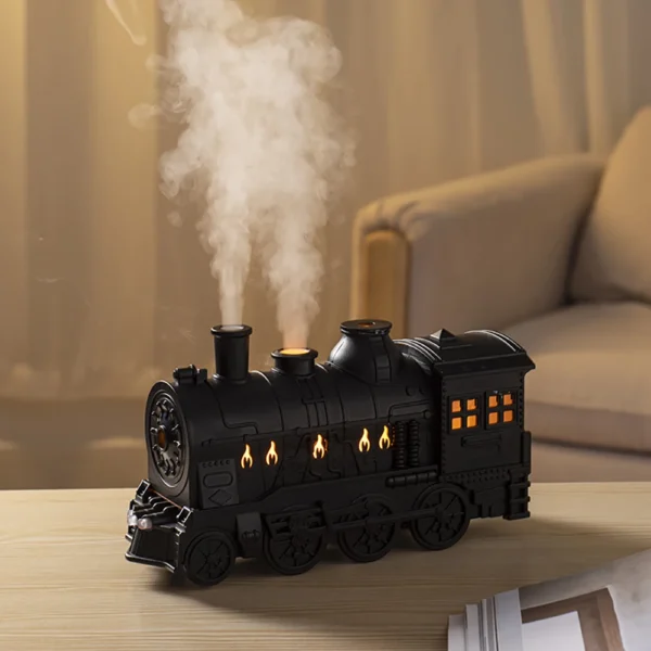 Train Air Humidifier – Ultrasonic Aromatherapy Diffuser, Remote Control, Essential Oil Mist - Image 4