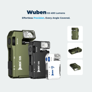 Rechargeable Pocket Flashlight - WUBEN G5 400 Lumens